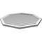 Ekena Millwork Octagonal Surface Mount PVC Gable Vent w/ 2"W x 1-1/2"P Brickmould Frame, 36"W x 36"H GVPOC36X3602SN - alternate 4
